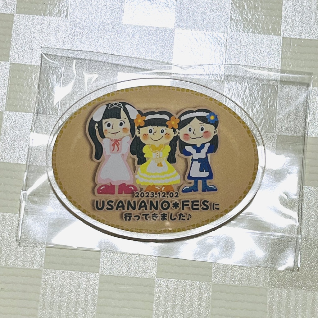 USANANO＊FESに行ってきました♪アクリルバッジ