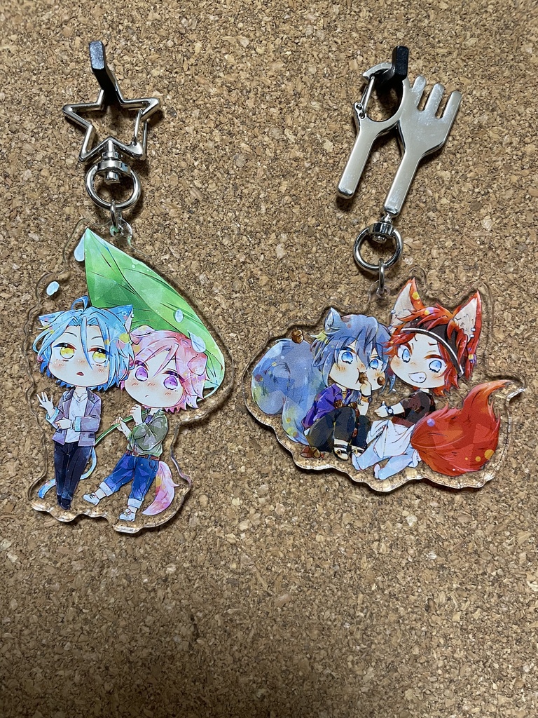 ケモ耳アクリルキーホルダー(新ユニ)