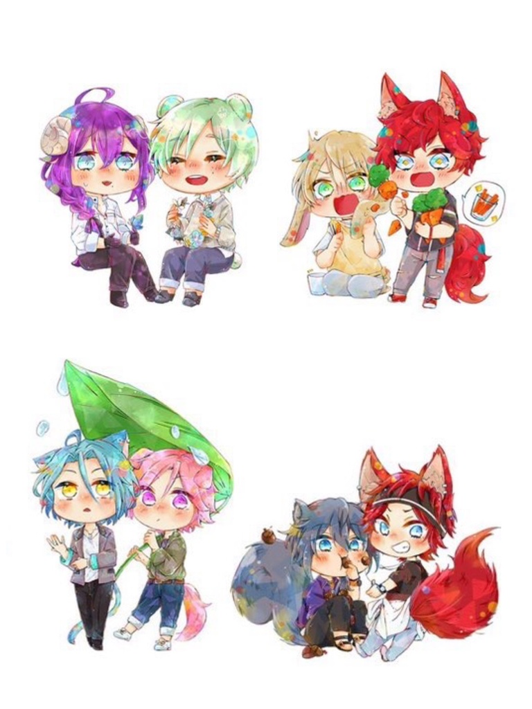 ケモ耳アクリルキーホルダー(新ユニ)