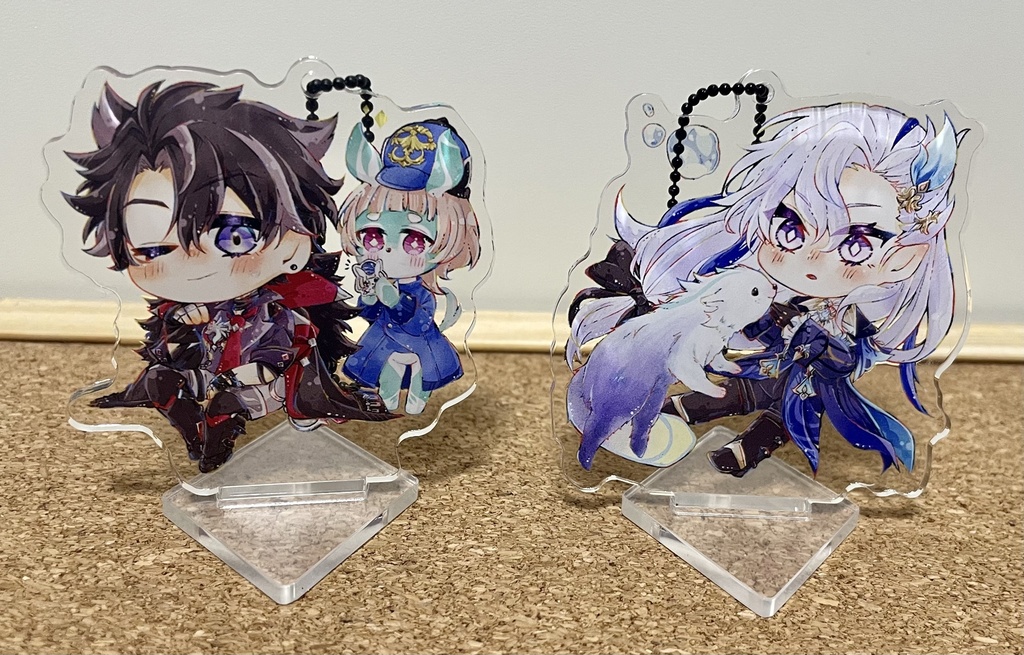 ヌヴィレット・リオセスリ お出かけ仕様つきアクスタ