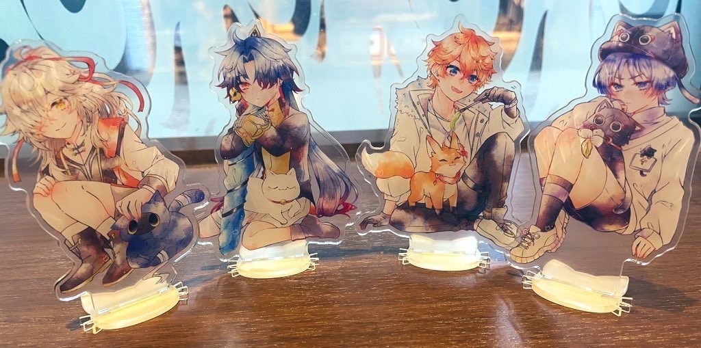 猫ちゃん(?)といっしょ!アクスタ(原神)