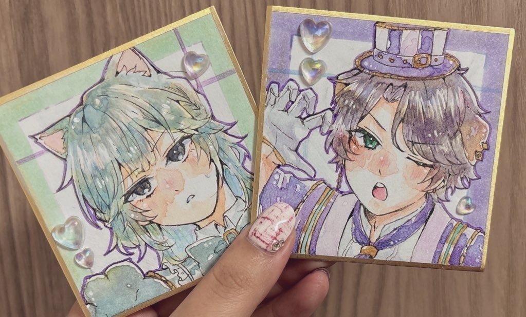 すなひさ🐈‍⬛💍 豆色紙セット