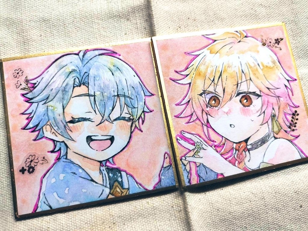 ファイモス 線画交換色紙セット②