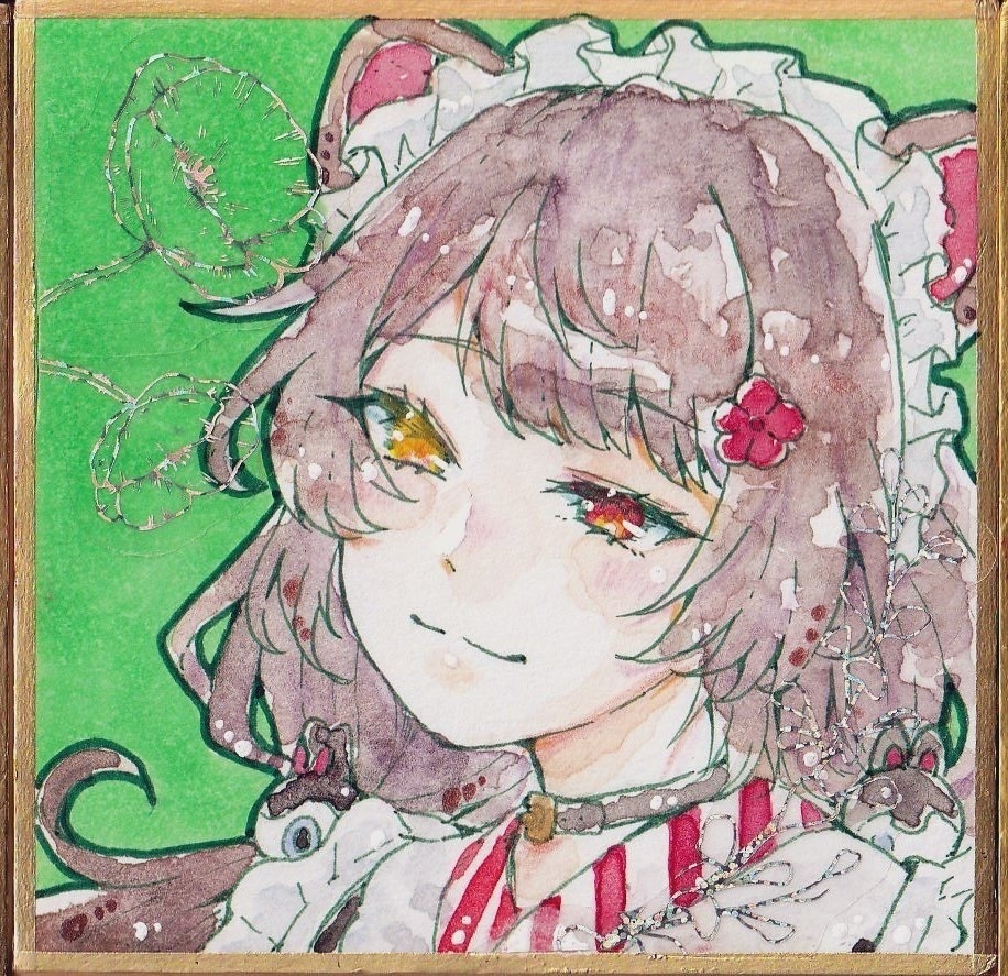 戌亥とこ 豆色紙