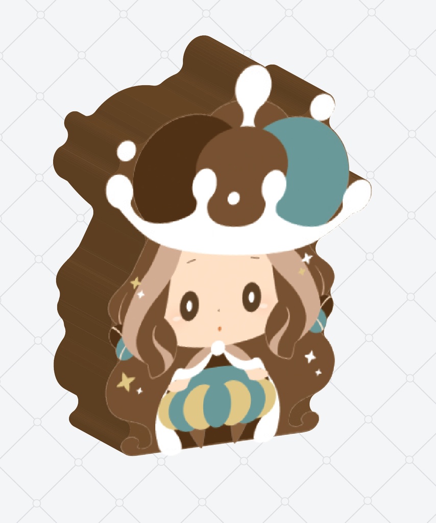 カフェトピアの王様・木製駒