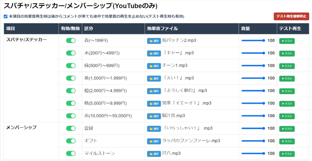 SuperSoundSystem(効果音自動再生システム)