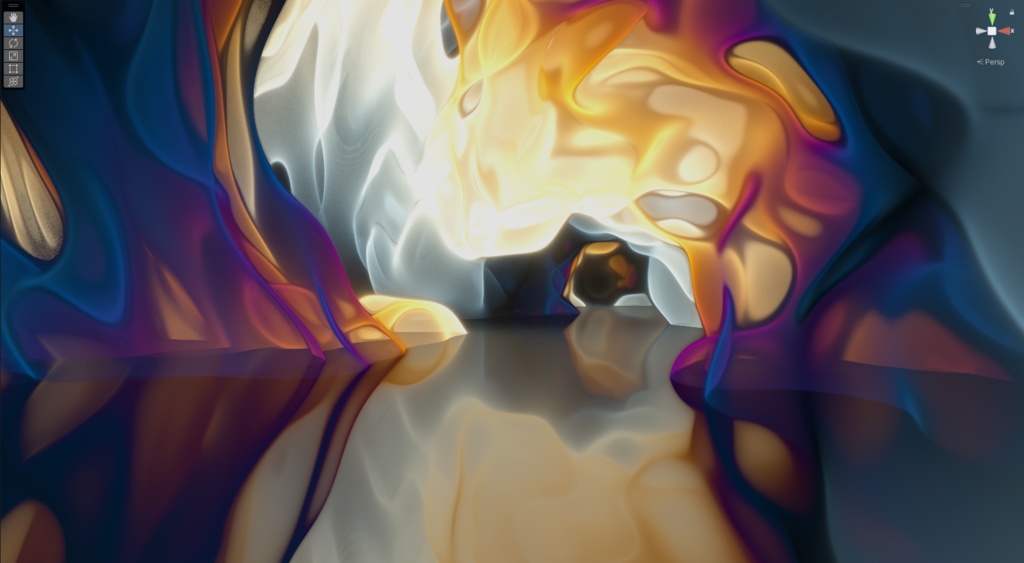 Trailing the Twinkling Tunnel （Skybox用シェーダー）