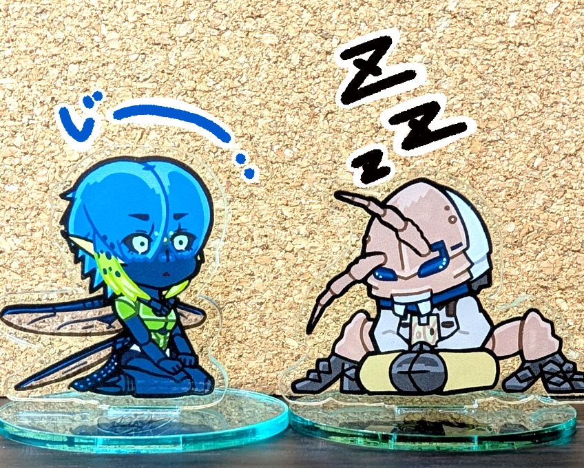 【アクリルスタンド】ちょこんと蟲人【周年記念】