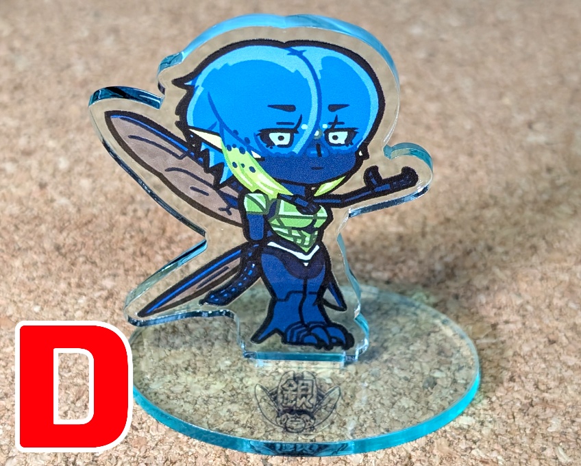 【アクリルスタンド】ちょこんと蟲人【周年記念】