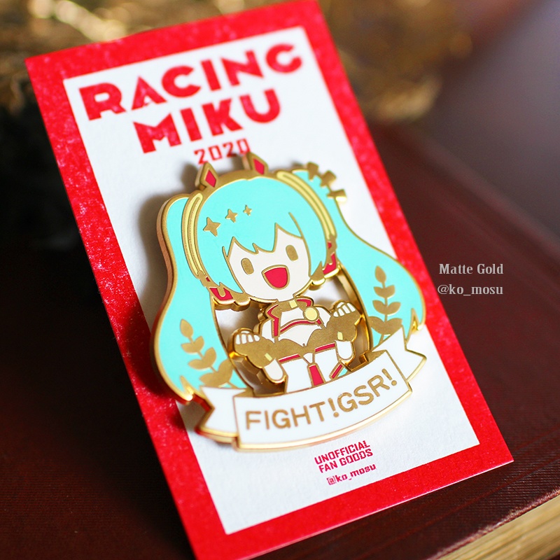 レーシングミク2020エナメルピンバッジ