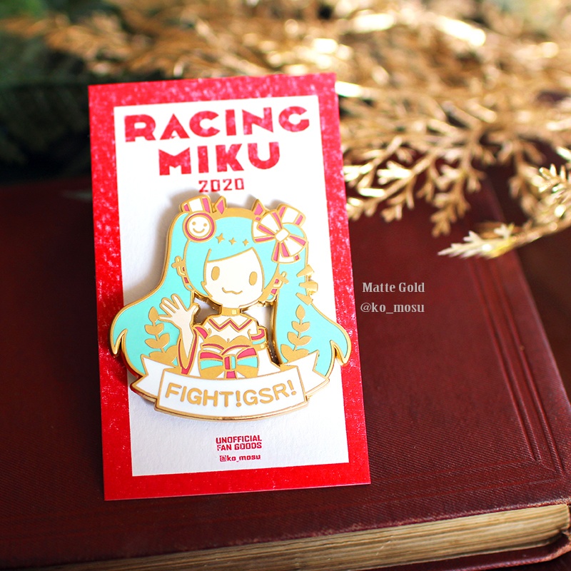 レーシングミク2020エナメルピンバッジ