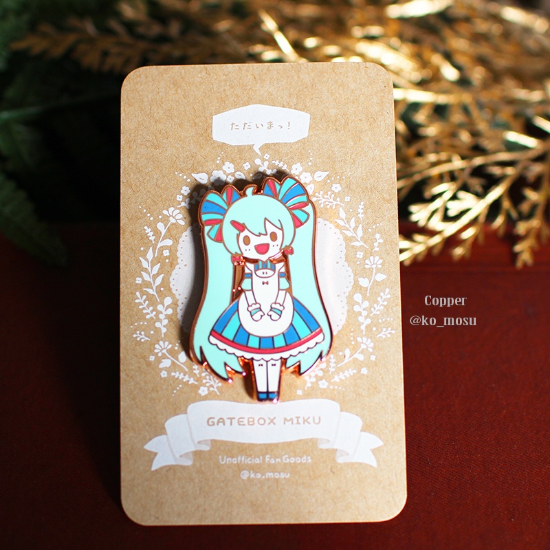 GATE BOXミクエナメルピンバッジ