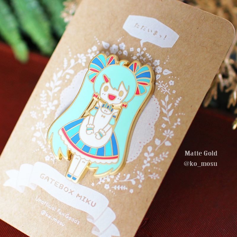 GATE BOXミクエナメルピンバッジ