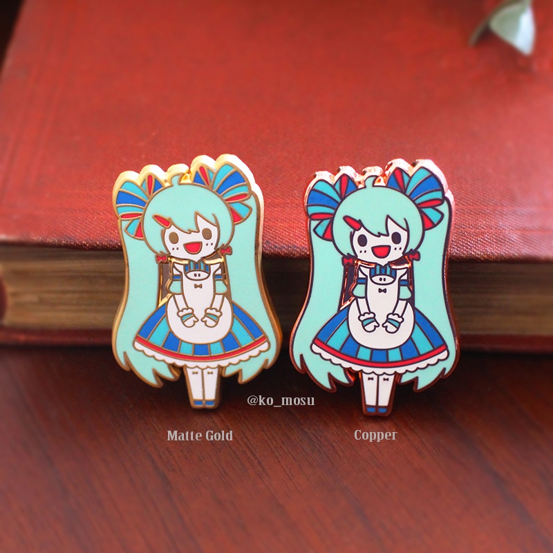 GATE BOXミクエナメルピンバッジ