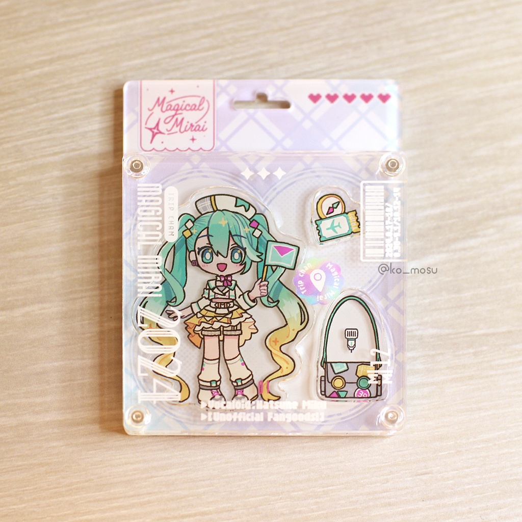 【展示】マジミラブリスターアクキー