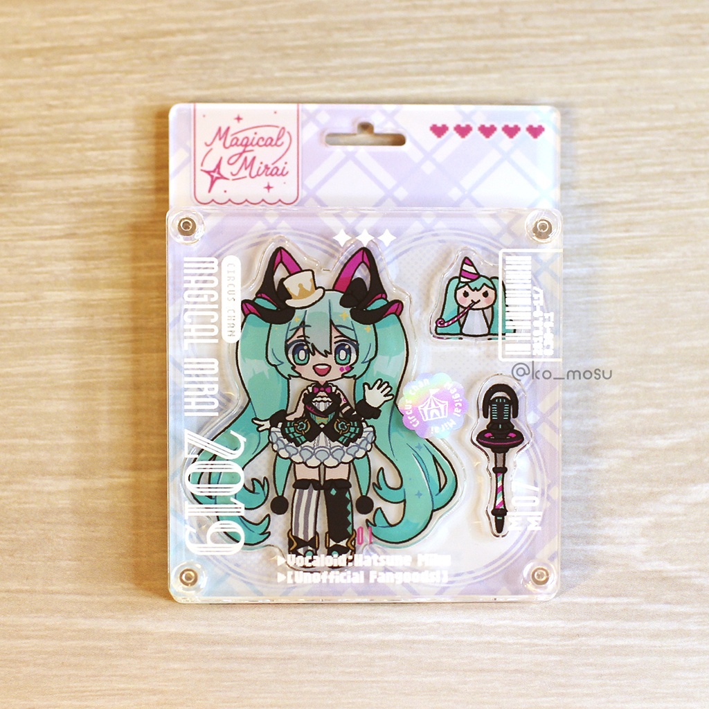 【展示】マジミラブリスターアクキー