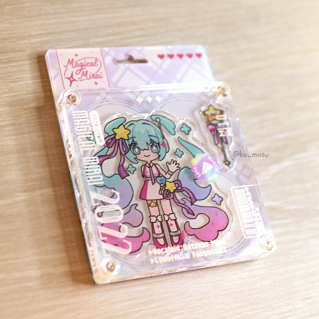 【展示】マジミラブリスターアクキー