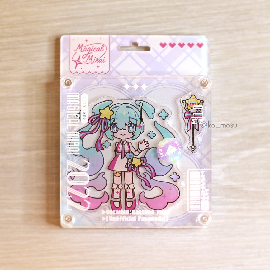 【展示】マジミラブリスターアクキー