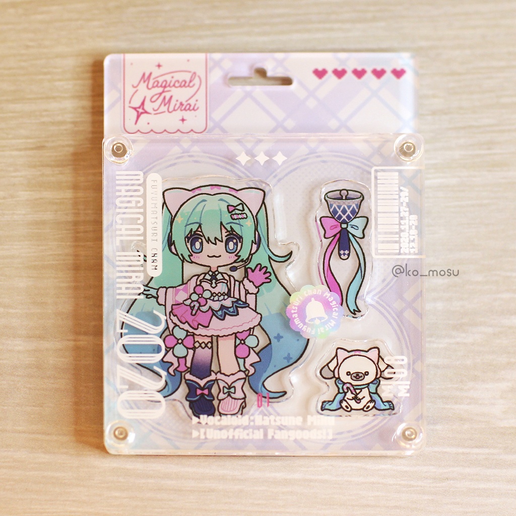 【展示】マジミラブリスターアクキー