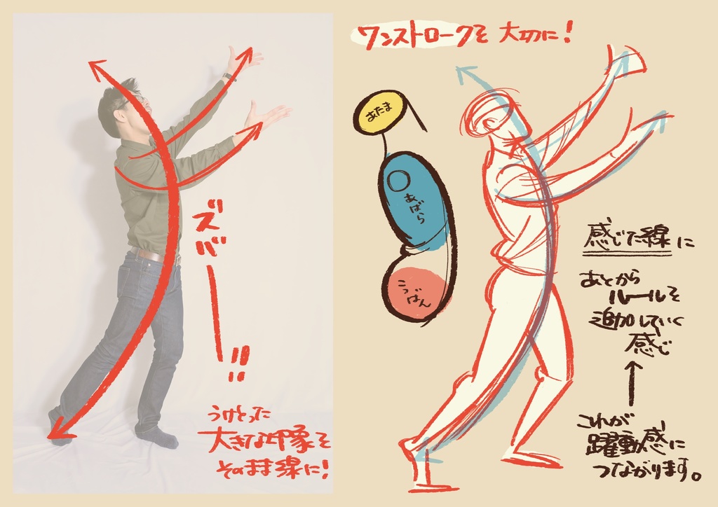 【セミナーPDF&動画】はじめてのジェスチャードローイング