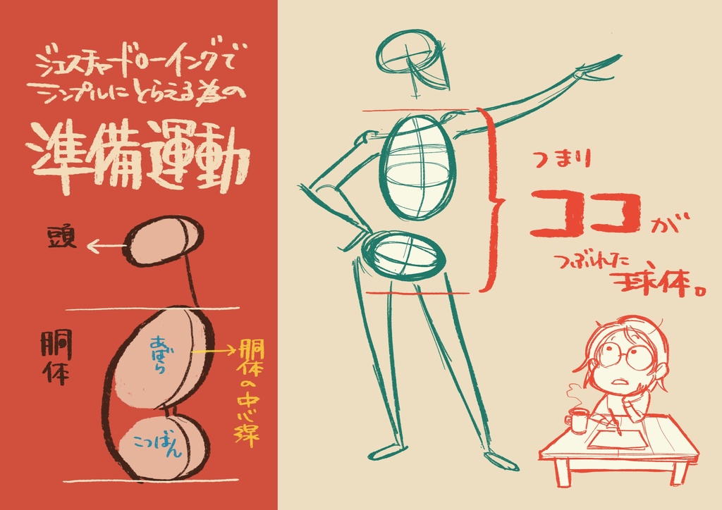 【セミナーPDF&動画】はじめてのジェスチャードローイング