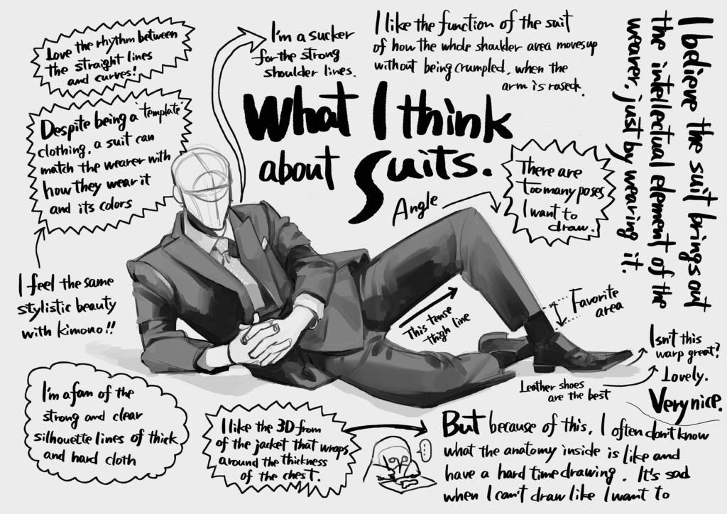 【英語版】SUITS DRAWING BOOK 2021