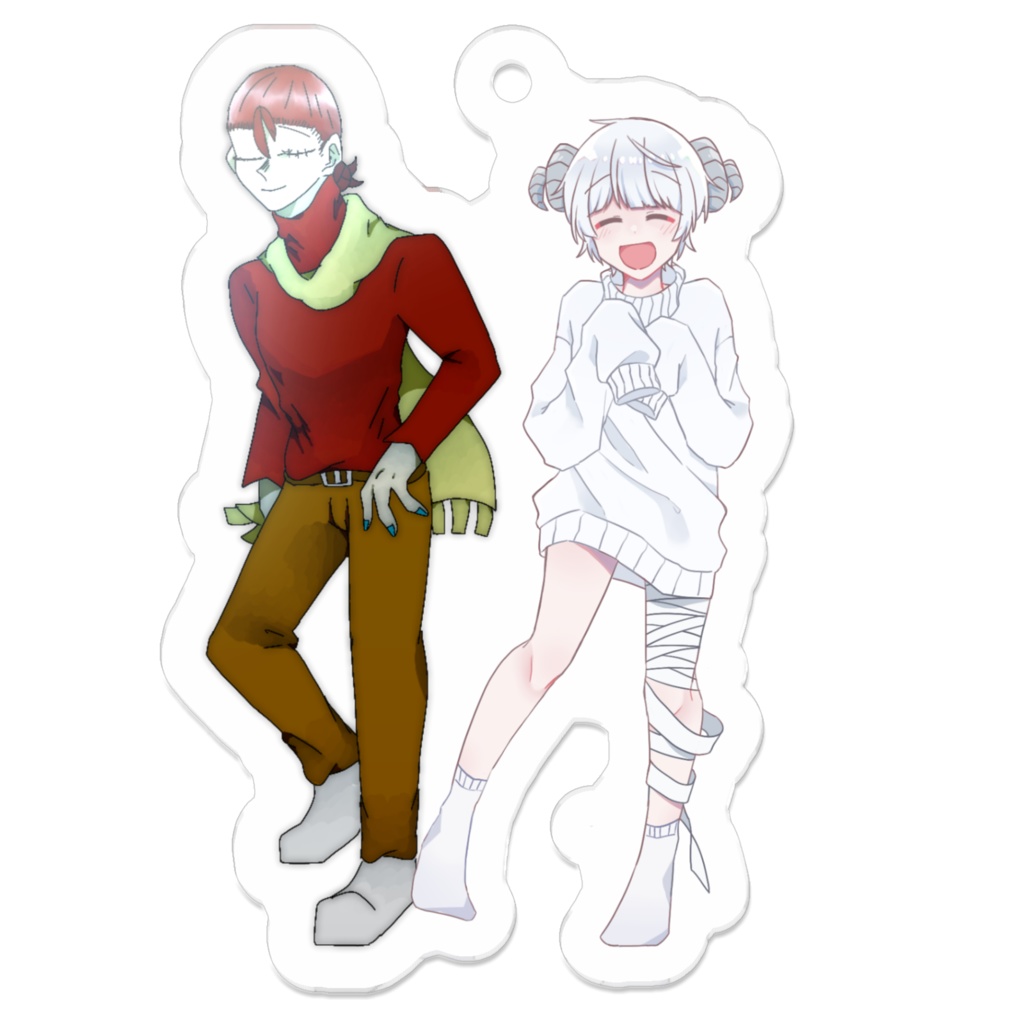 自陣アクキー🚀🌊💀🧀❤💙➕