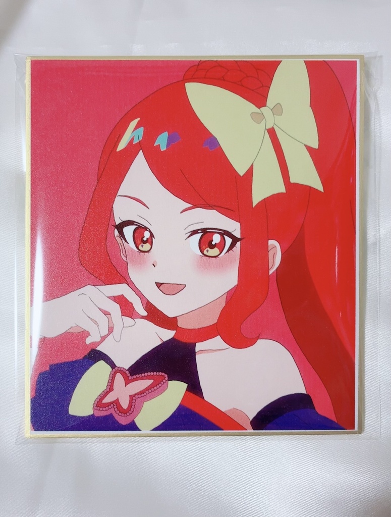 一条寺サクラ 色紙