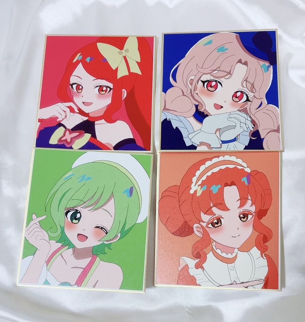 カルテットスター ミニ色紙