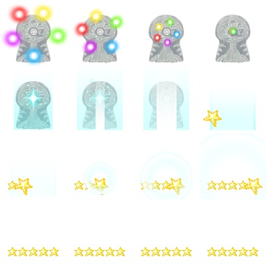 ピクスク用エフェクト（某ヒーローズガチャ風）