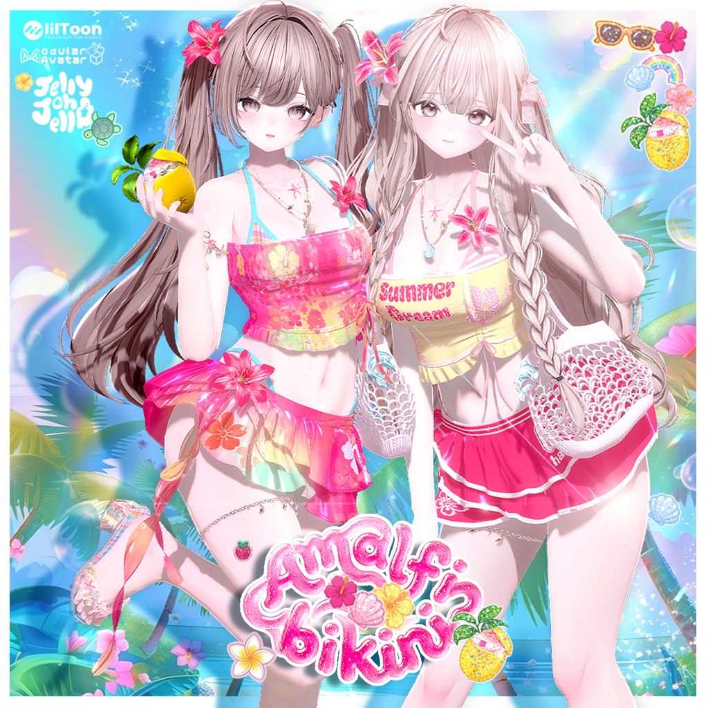 [24時間無料/48時間限定 890円] Amalfi Bikini🌺 15 avatars