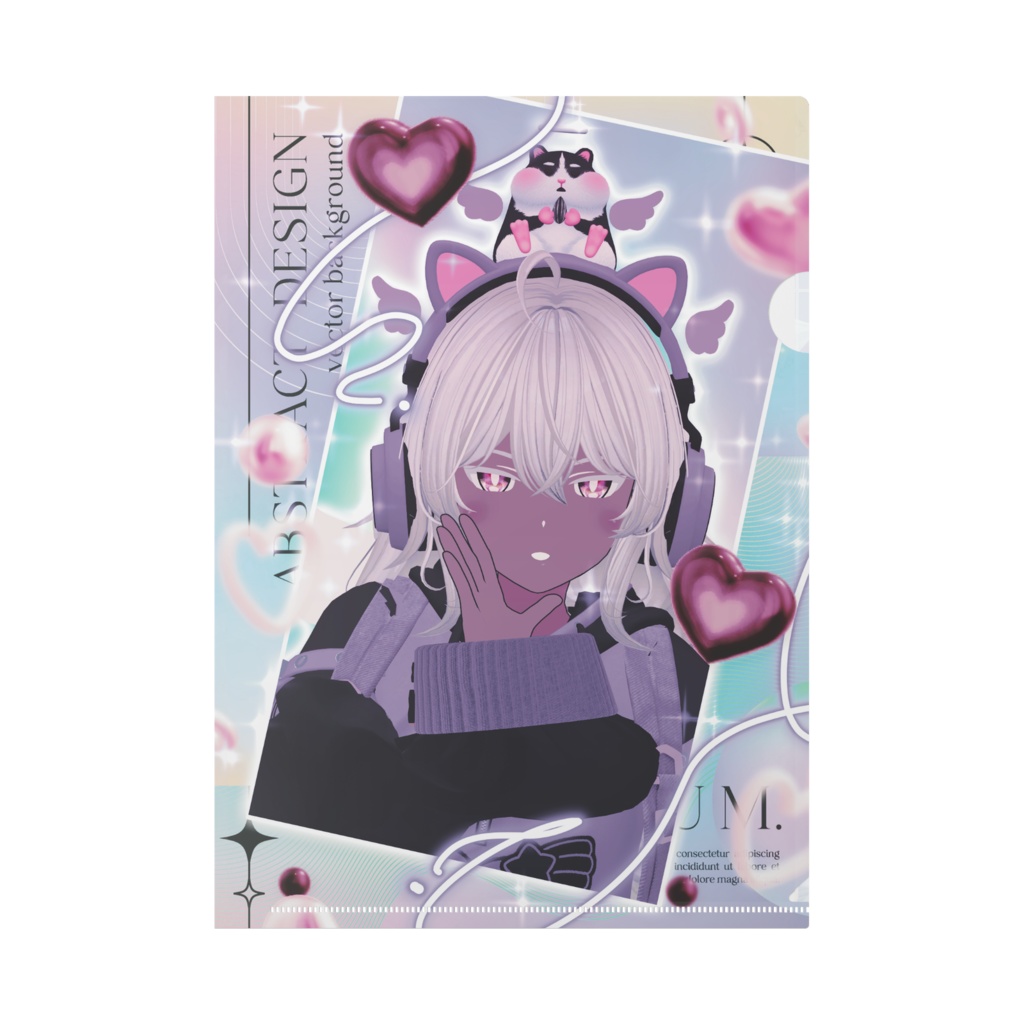 天護ねもバースデーグッズ クリアファイルA4(全二種)