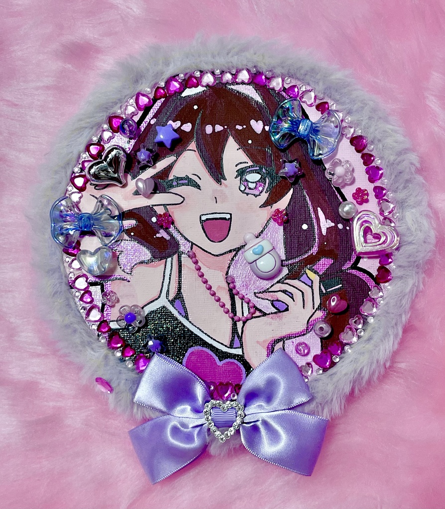 【💗一点物💗】直筆キャンバスデコアート