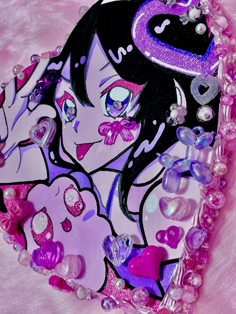 【💗一点物💗】直筆キャンバスデコアート