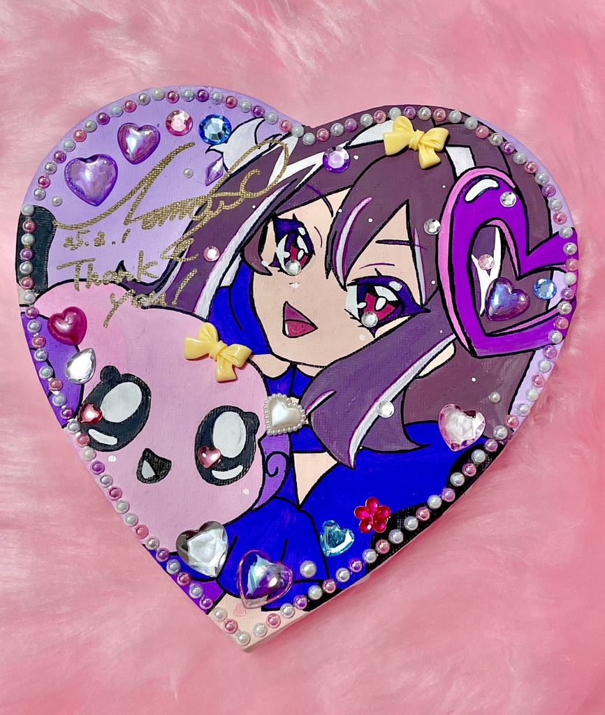 【💗一点物💗】直筆キャンバスデコアート