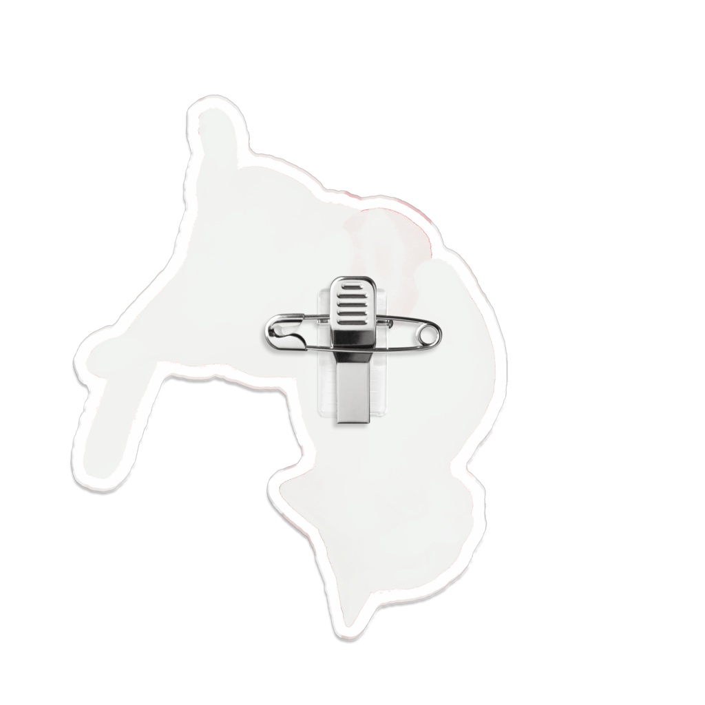 いちご大福猫 アクリルバッジ