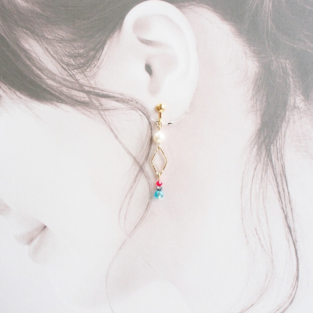 ALKALOIDイメージ ダイヤモンドピアス/イヤリング