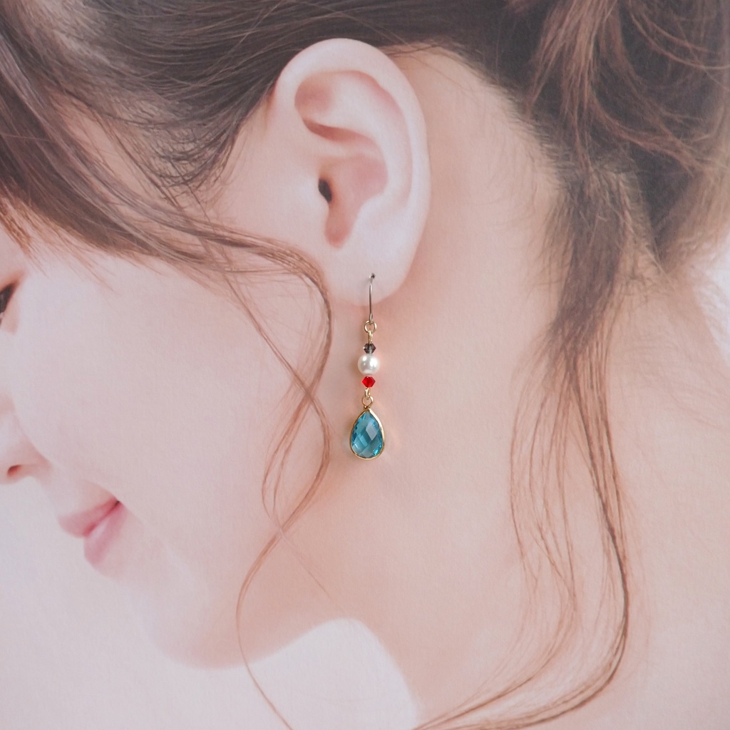 【あんスタ】ALKALOIDイメージ ドロップチャームのピアス/イヤリング