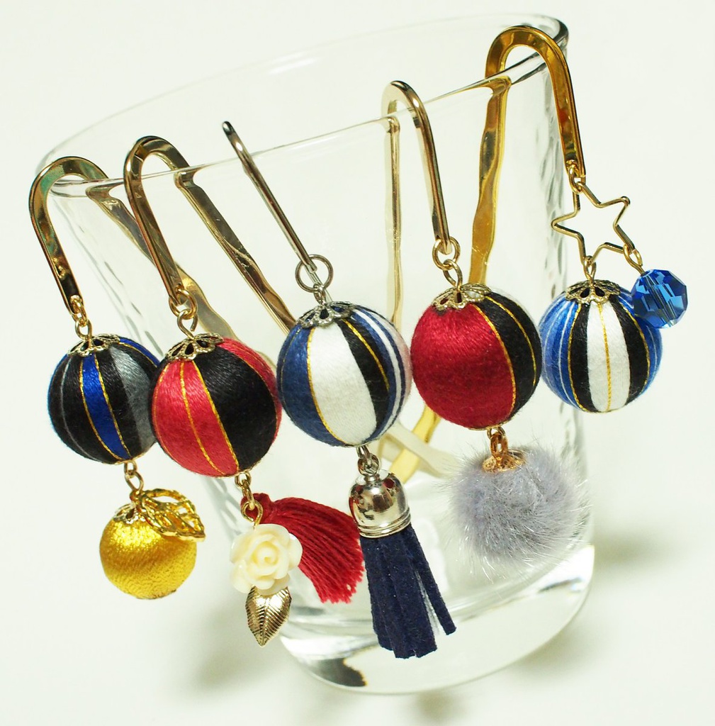 あんスタユニット衣装モチーフ巻き玉ブックマーカー