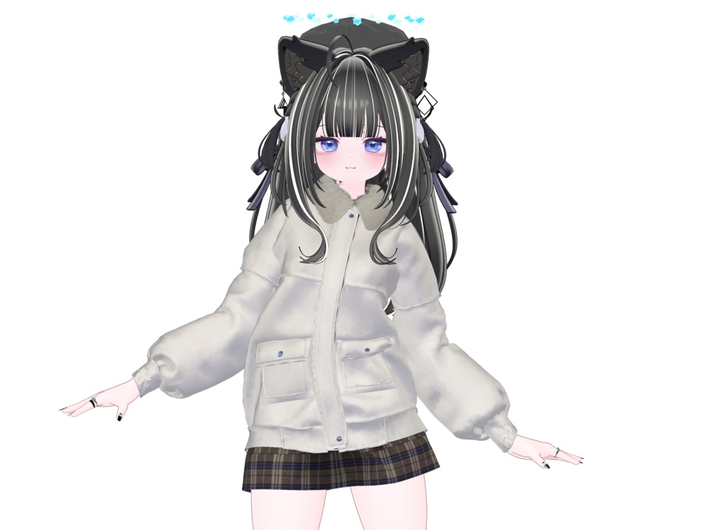 期間限定セール【12アバター対応】ファー付きレザージャケット