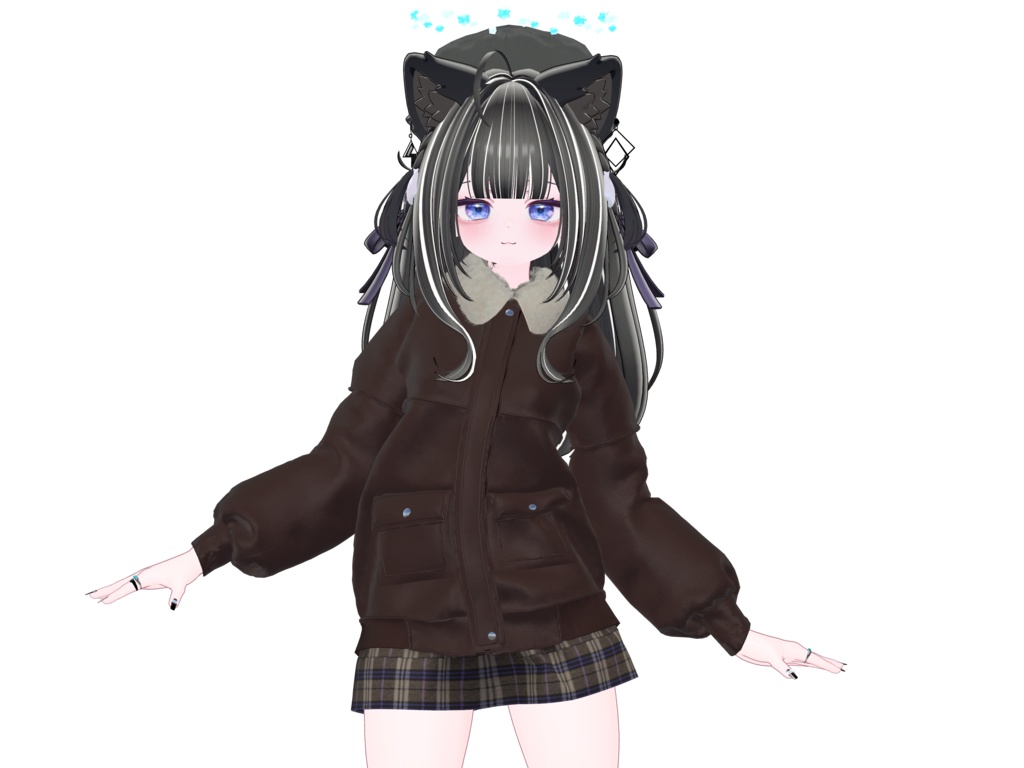 期間限定セール【12アバター対応】ファー付きレザージャケット