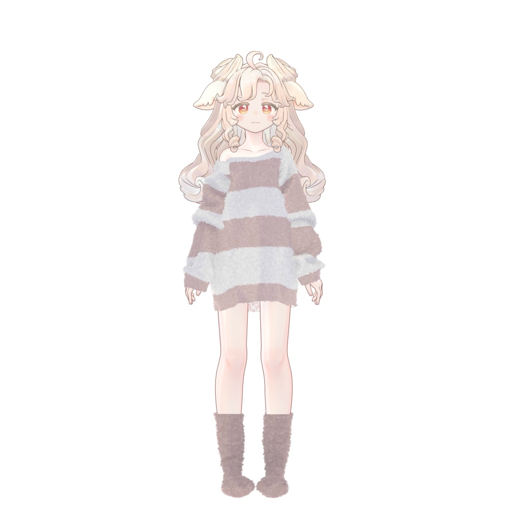 【15アバター対応・期間限定セール】オーバーサイズふわもこパジャマ