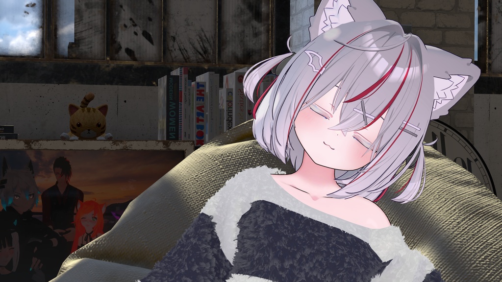 【15アバター対応・期間限定セール】オーバーサイズふわもこパジャマ