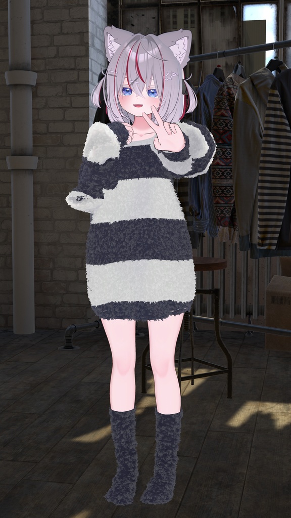 【15アバター対応・期間限定セール】オーバーサイズふわもこパジャマ