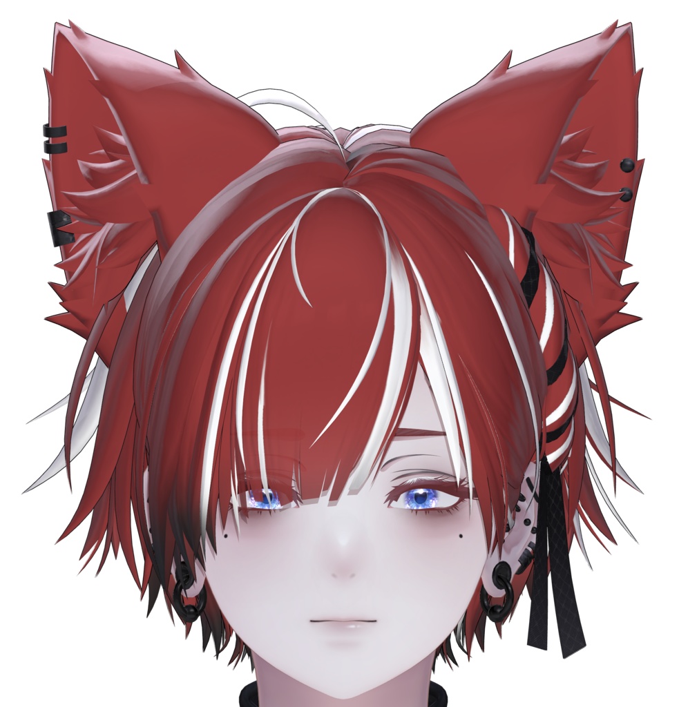 泣夜専用 まゆ毛とまつ毛の色変え用テクスチャ