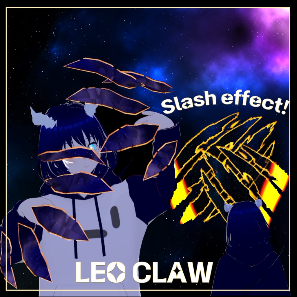 【VRchat / MA対応】 「黄道十二星座シリーズ、Leo Claw」