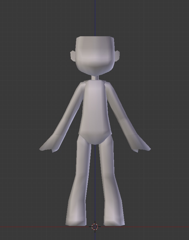 【無料】人形素体 デフォルメ素体