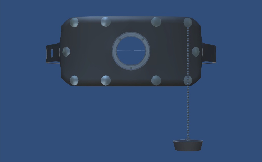 3Dモデル「栓付きマスク」