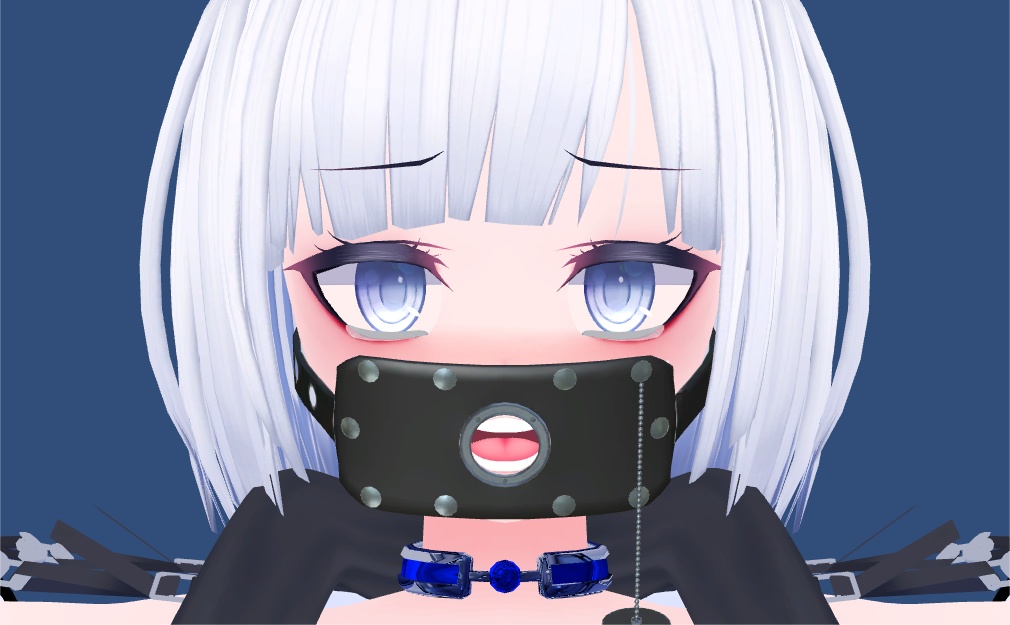 3Dモデル「栓付きマスク」