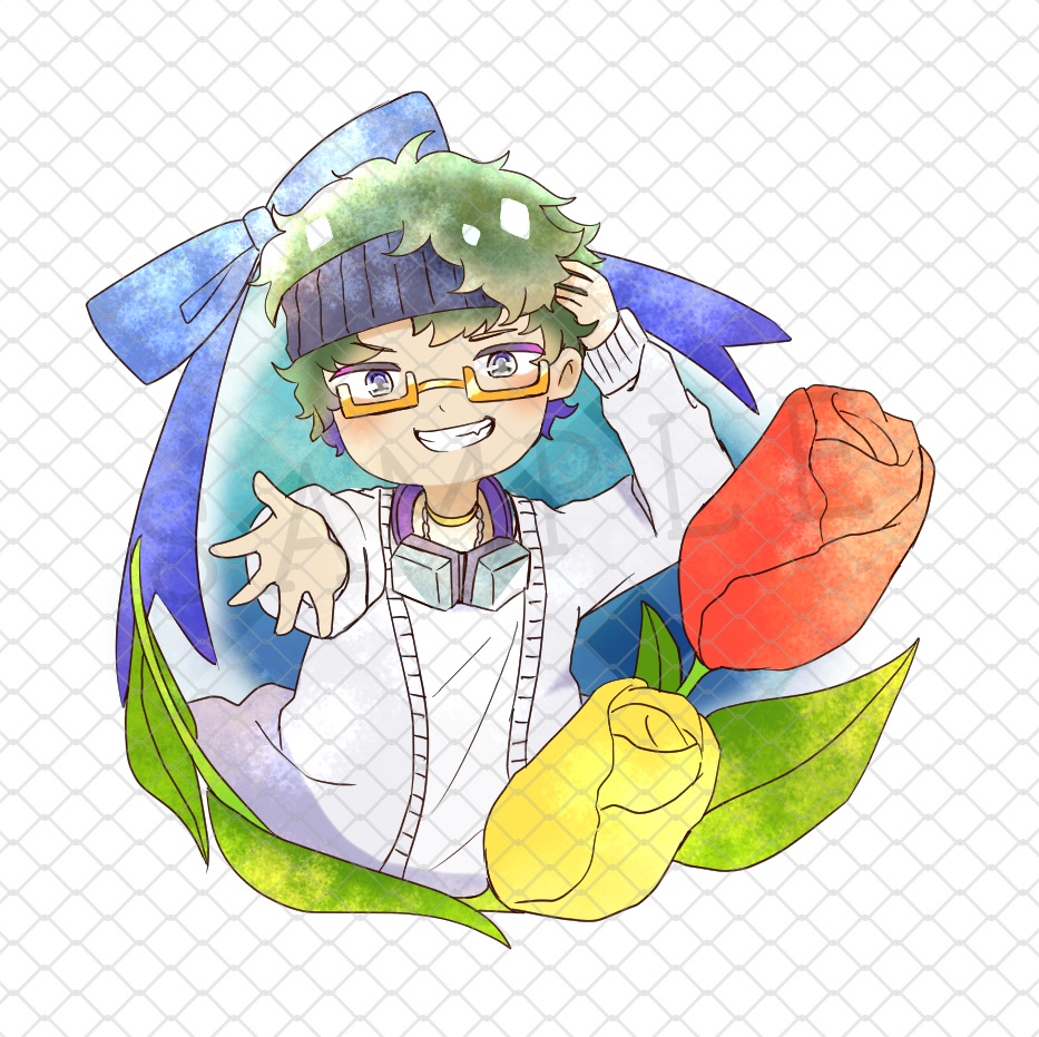 ホワイトデーアクキー：沙明